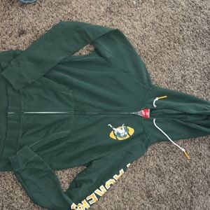 Nike Packers zip up hoodie large